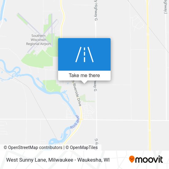 West Sunny Lane map