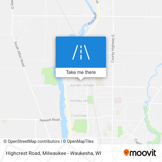 Highcrest Road map