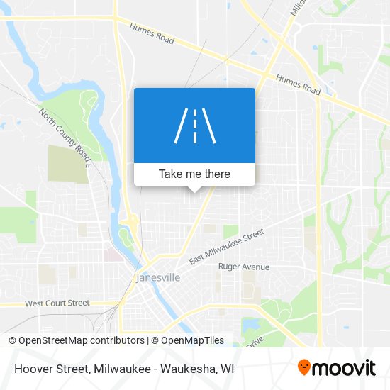 Hoover Street map