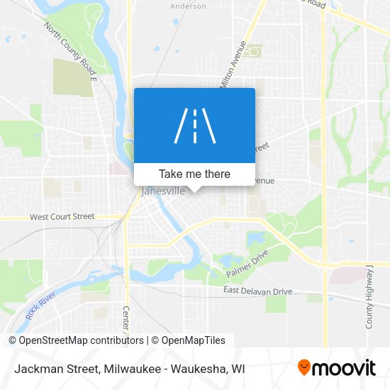 Jackman Street map