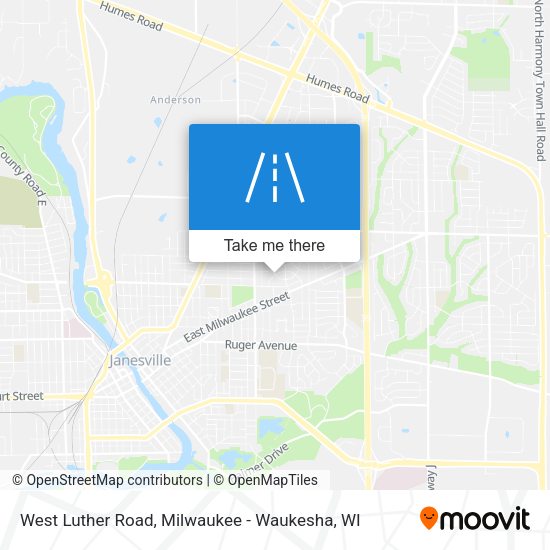 Mapa de West Luther Road