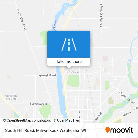 South Hill Road map
