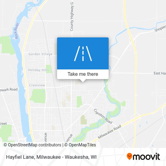 Mapa de Hayfiel Lane
