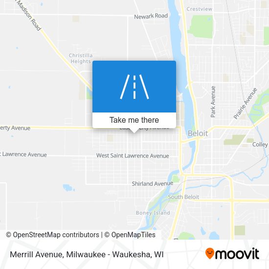 Mapa de Merrill Avenue