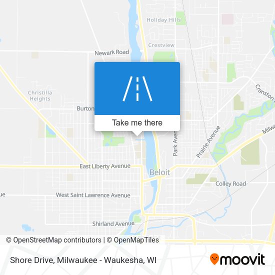 Shore Drive map