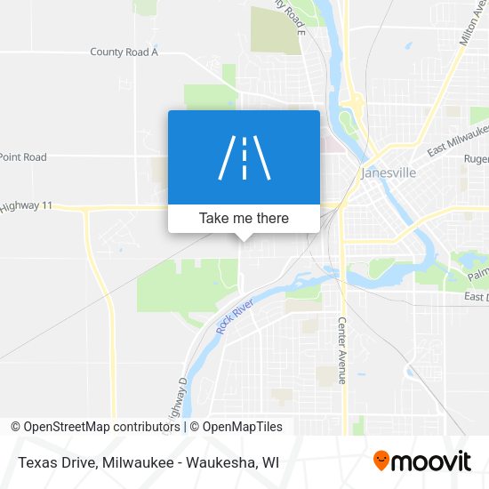 Texas Drive map