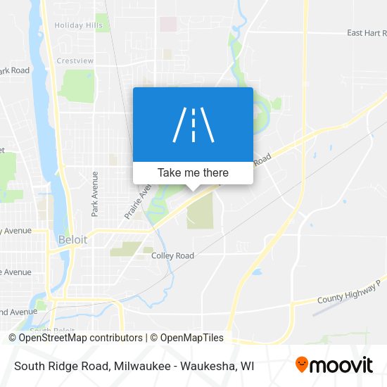 South Ridge Road map