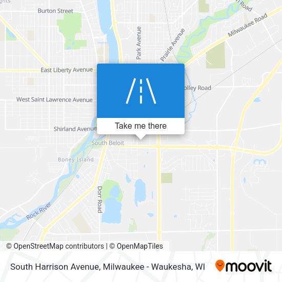 Mapa de South Harrison Avenue