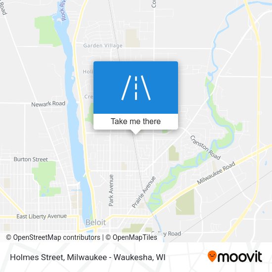 Holmes Street map
