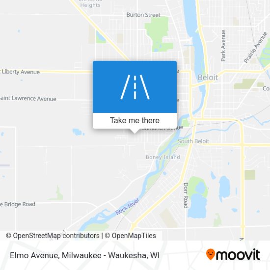 Elmo Avenue map