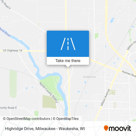 Highridge Drive map