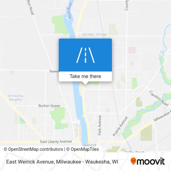 East Weirick Avenue map