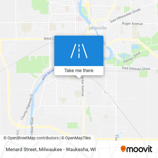 Menard Street map