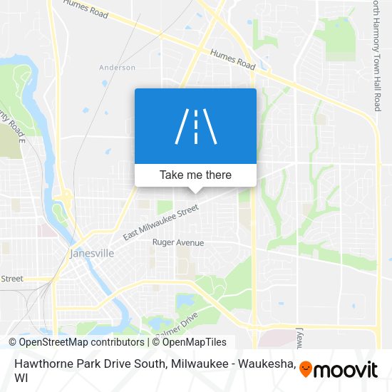 Mapa de Hawthorne Park Drive South