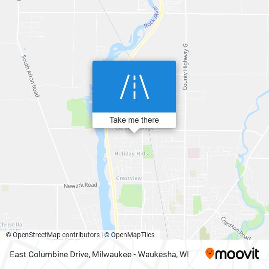 Mapa de East Columbine Drive