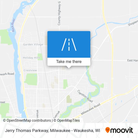Mapa de Jerry Thomas Parkway