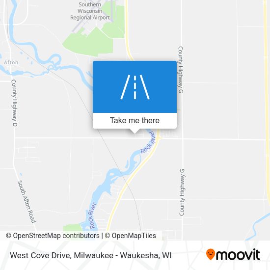 West Cove Drive map
