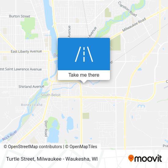 Turtle Street map