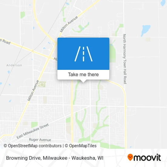 Browning Drive map