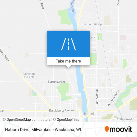 Haborn Drive map