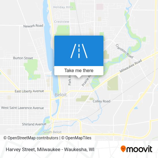 Mapa de Harvey Street