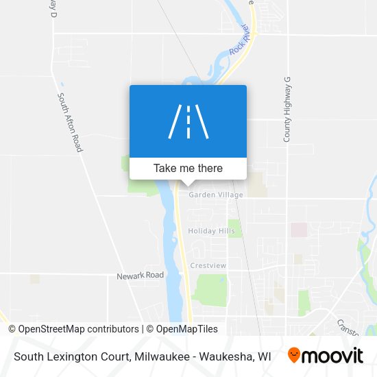 Mapa de South Lexington Court