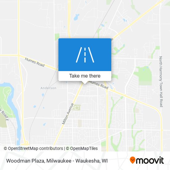 Woodman Plaza map