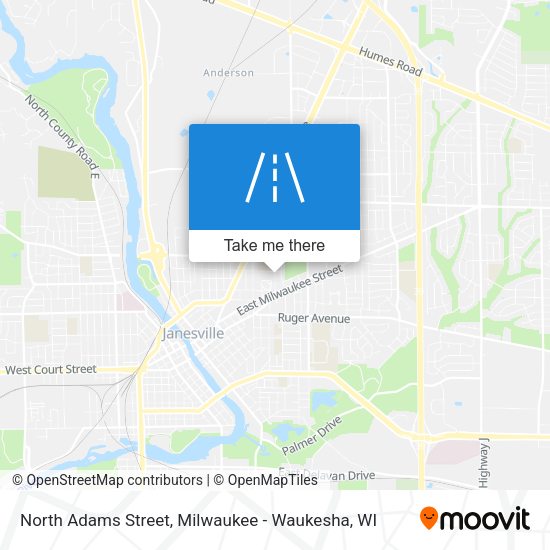North Adams Street map