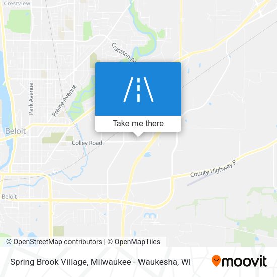 Mapa de Spring Brook Village