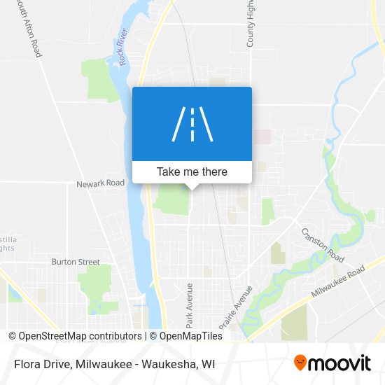 Flora Drive map