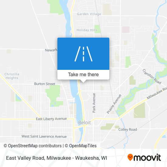 Mapa de East Valley Road