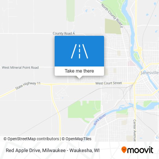 Red Apple Drive map