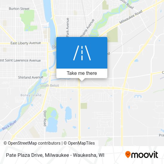 Pate Plaza Drive map