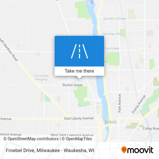 Froebel Drive map
