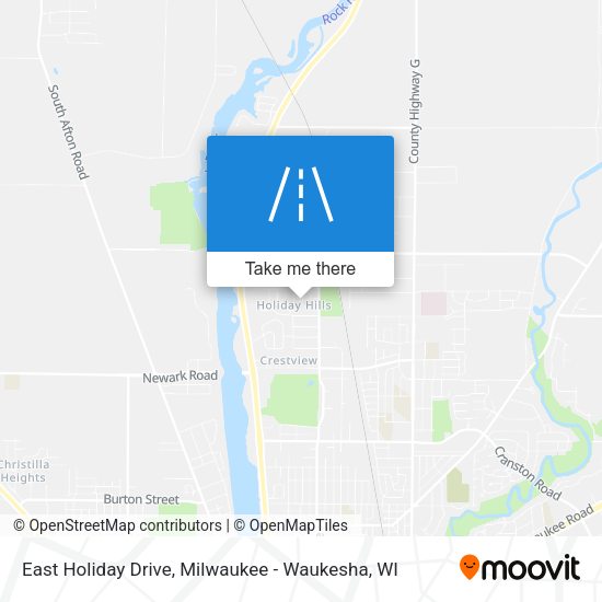 Mapa de East Holiday Drive