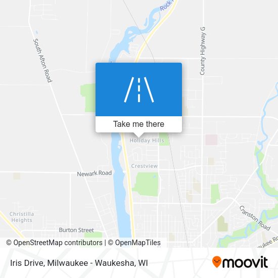 Iris Drive map
