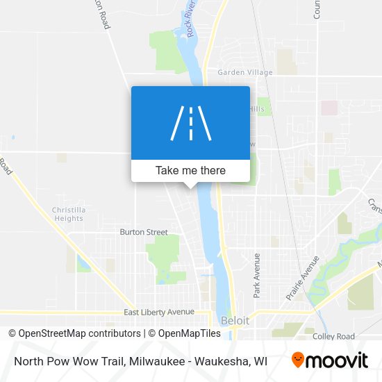 Mapa de North Pow Wow Trail