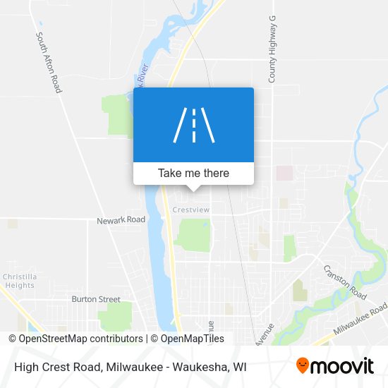 Mapa de High Crest Road