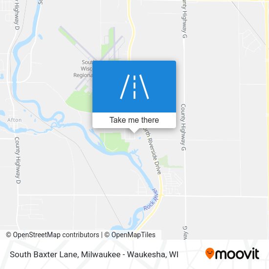 Mapa de South Baxter Lane