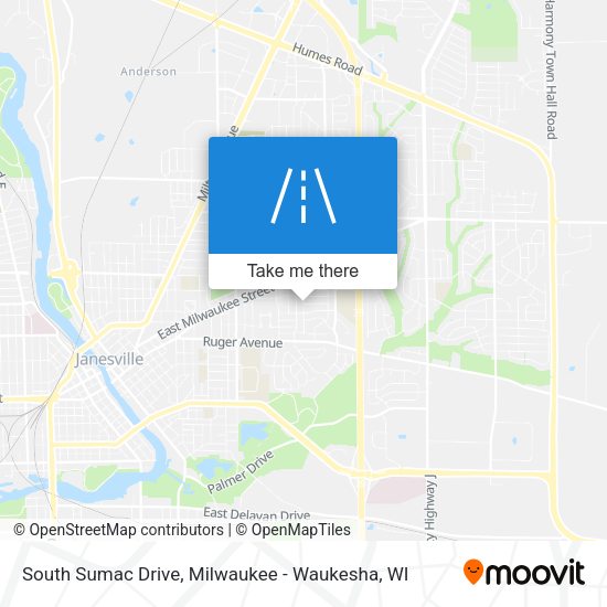 South Sumac Drive map