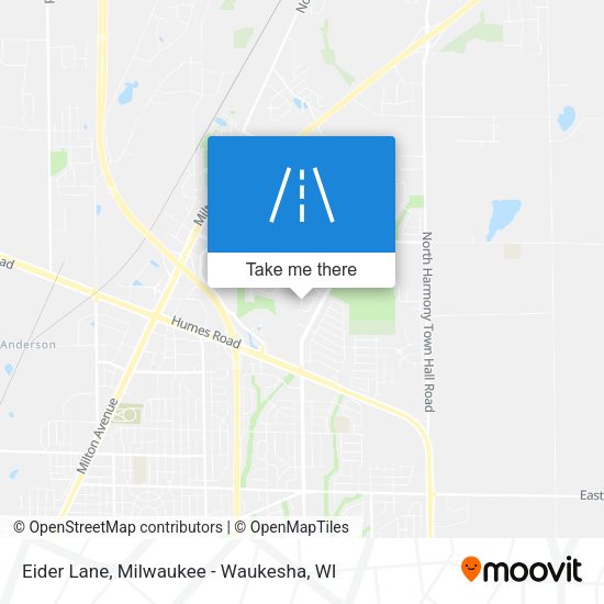 Eider Lane map