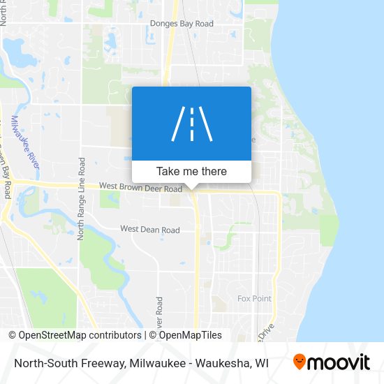North-South Freeway map