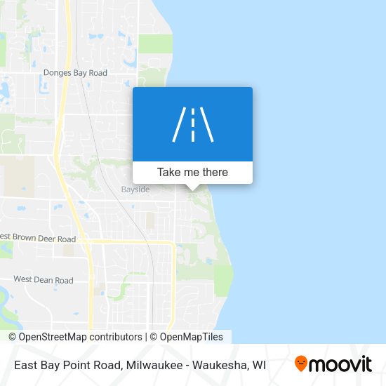 East Bay Point Road map