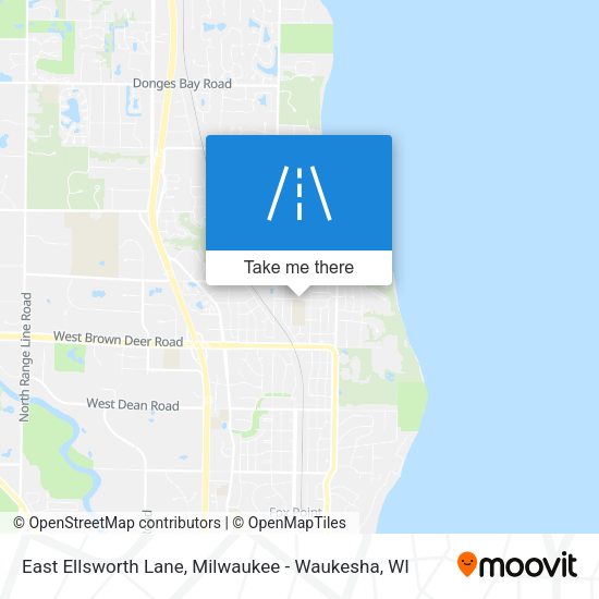 East Ellsworth Lane map