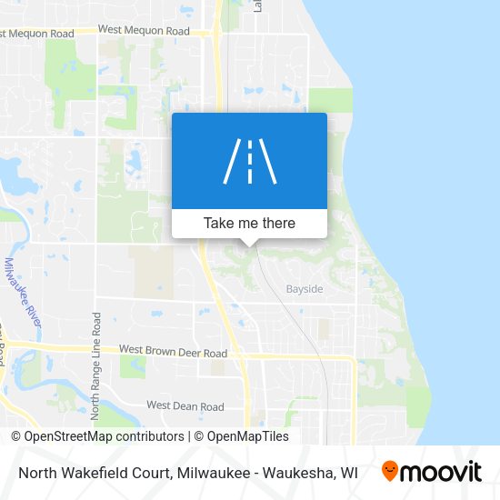 North Wakefield Court map