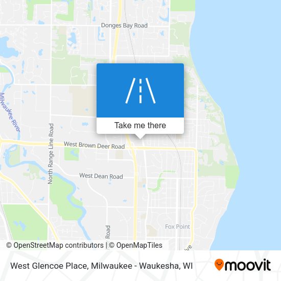 Mapa de West Glencoe Place