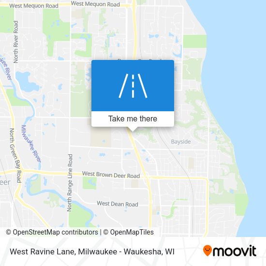 Mapa de West Ravine Lane