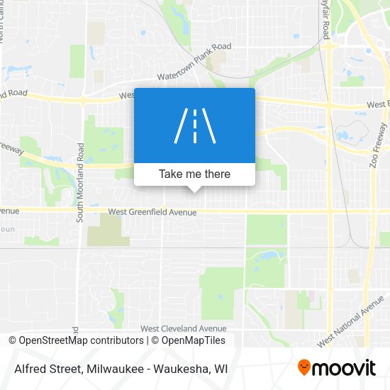 Alfred Street map