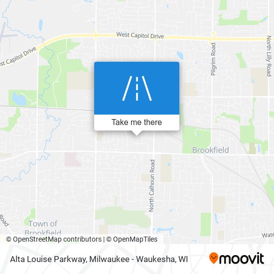 Alta Louise Parkway map