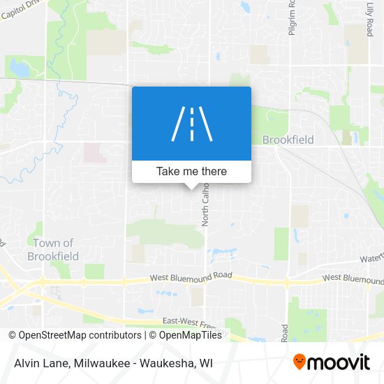 Mapa de Alvin Lane